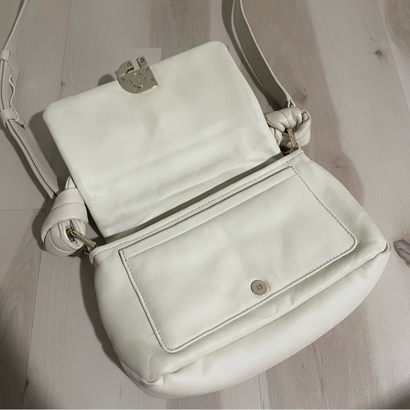Cole Haan Quilted Shoulder Bag in Ivory - Picture 3 of 6